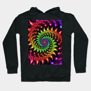 Spinning Rainbow Spiral Hoodie